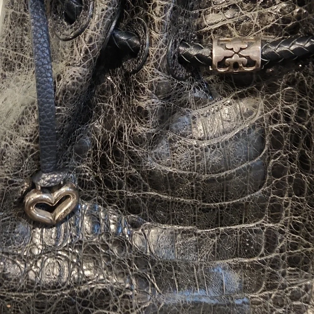 Brighton Faux Croc Hobo Bag